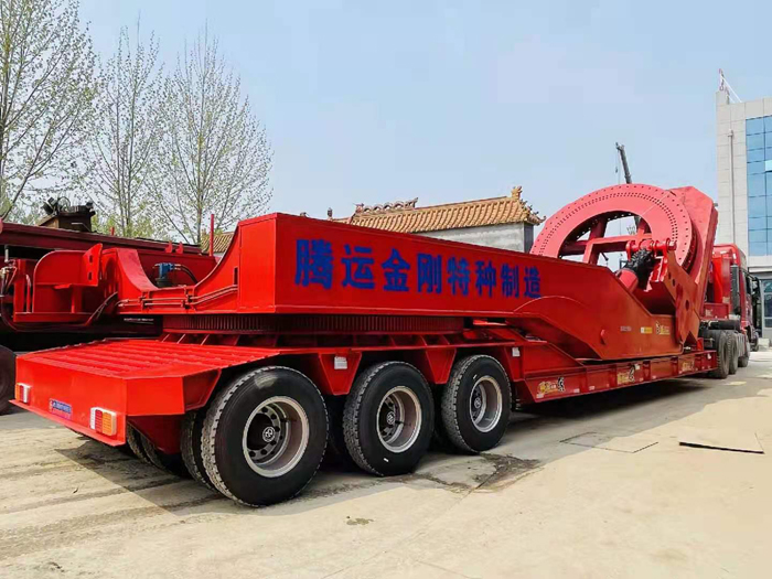 三線六軸低平板半掛車
